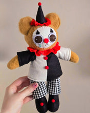 Load image into Gallery viewer, Fuzzy Clown Bear Doll