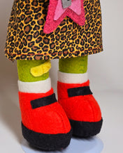 Load image into Gallery viewer, Goblin Bassist Felt Doll