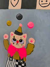 Load image into Gallery viewer, Cat Clown Original Painting
