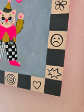 Load image into Gallery viewer, Cat Clown Original Painting
