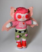 Load image into Gallery viewer, [Made to Order] Pink &amp; Green Bat Doll

