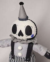 Load image into Gallery viewer, [Made to Order] Sad Skeleton Clown Doll
