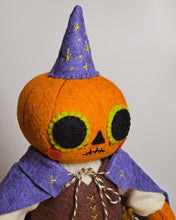 Load image into Gallery viewer, [Made to Order] Pumpkin Wizard Doll
