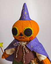 Load image into Gallery viewer, [Made to Order] Pumpkin Wizard Doll
