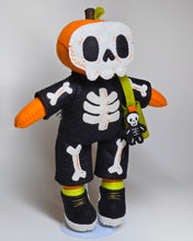 Load image into Gallery viewer, [Made to Order] Pumpkin in a Skeleton Costume Doll
