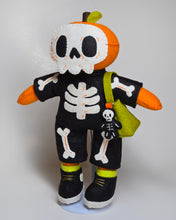 Load image into Gallery viewer, [Made to Order] Pumpkin in a Skeleton Costume Doll
