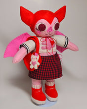 Load image into Gallery viewer, [Made to Order] Pink/Red Bat Girl Doll
