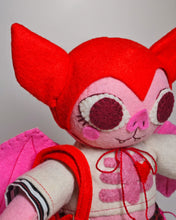 Load image into Gallery viewer, [Made to Order] Pink/Red Bat Girl Doll
