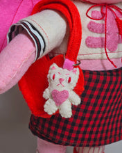 Load image into Gallery viewer, [Made to Order] Pink/Red Bat Girl Doll
