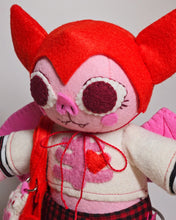 Load image into Gallery viewer, [Made to Order] Pink/Red Bat Girl Doll
