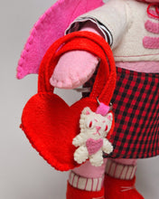 Load image into Gallery viewer, [Made to Order] Pink/Red Bat Girl Doll
