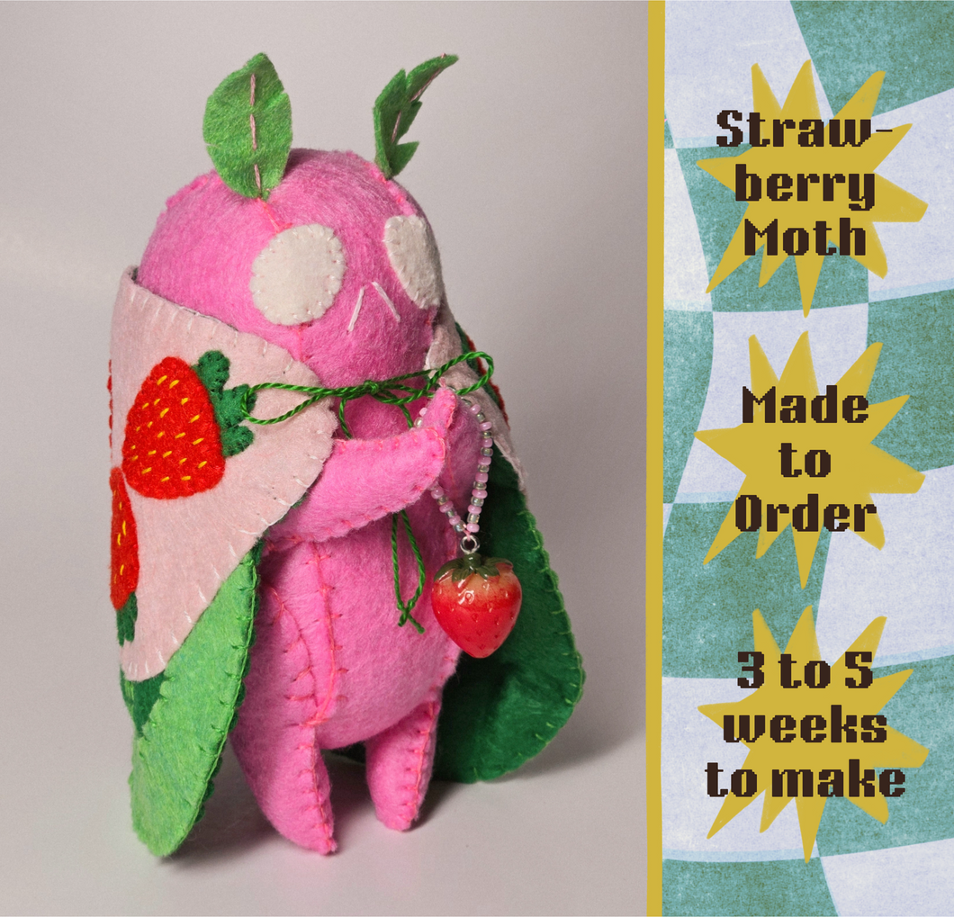 [Made to Order] Strawberry Moth