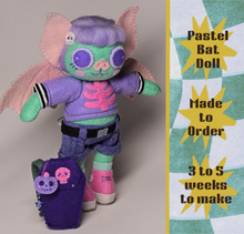 Load image into Gallery viewer, [Made to Order] Pastel Bat Doll
