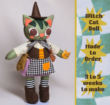 Load image into Gallery viewer, [Made to Order] Witch Cat Doll
