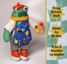 Load image into Gallery viewer, [Made to Order] Frog Artist Doll
